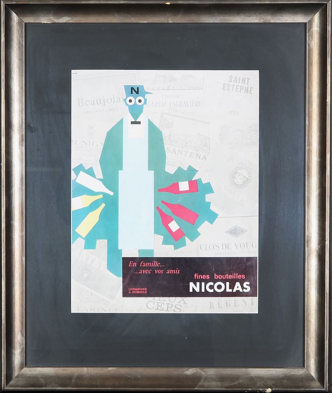 Vintage posters and prints: wine & cigarettes (4) - Image 2 of 6