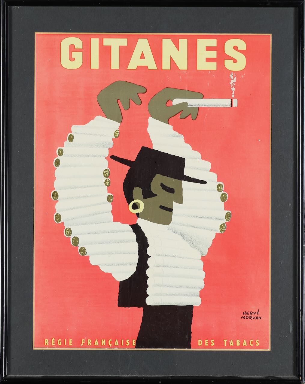 Vintage posters and prints: wine & cigarettes (4) - Image 3 of 6