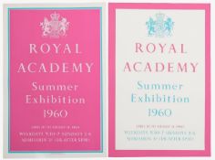 Two Royal Academy posters (2)
