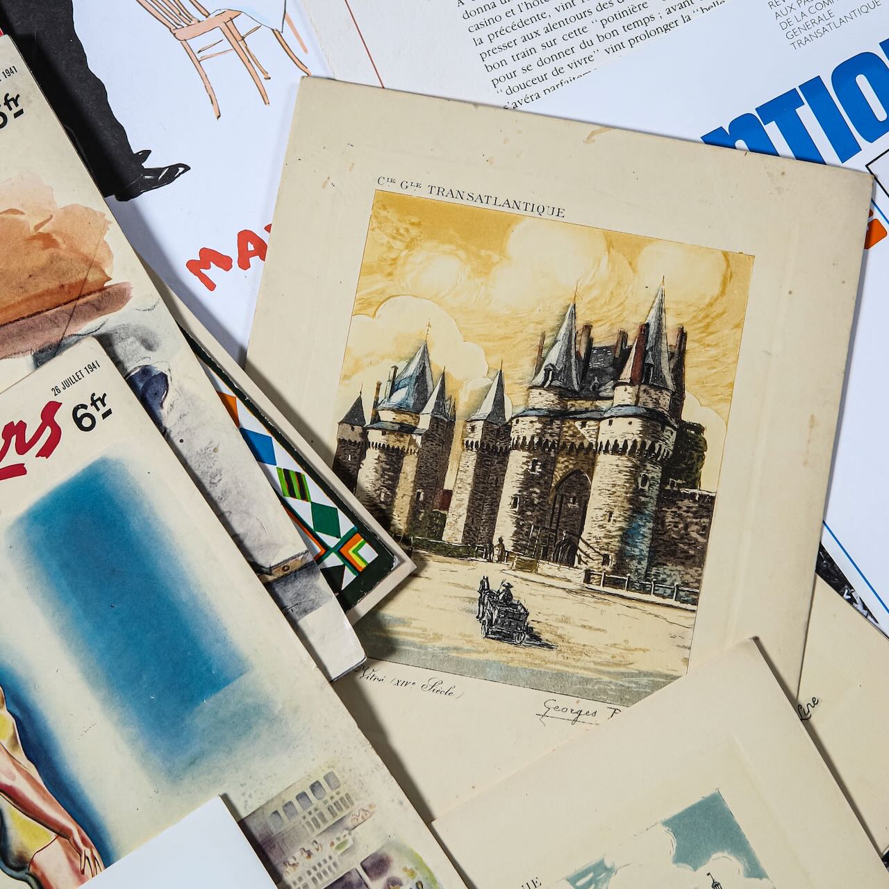 An extensive collection of French restaurant menus and other related ephemera, mid/late 20th century - Image 4 of 5