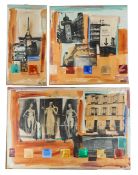 Pat (French, Contemporary) Three Parisi inspired decorative works (3)
