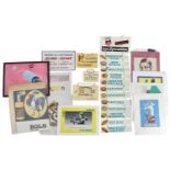 Miscellaneous French signage and advertisements (qty)