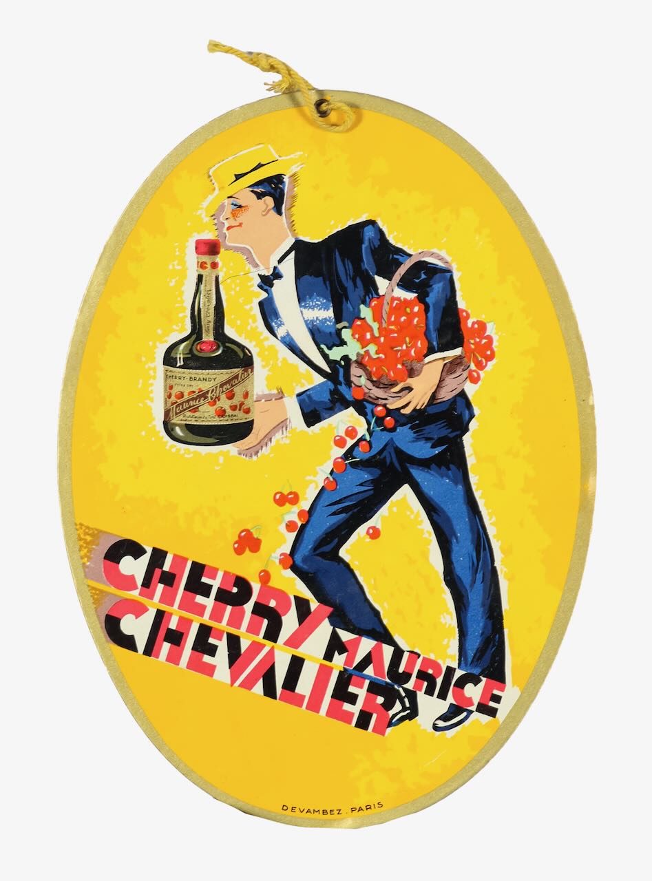 Two cherry brandy liqueur advertisements with Maurice Chevalier, designed by Roger de Valeric, with - Image 6 of 6