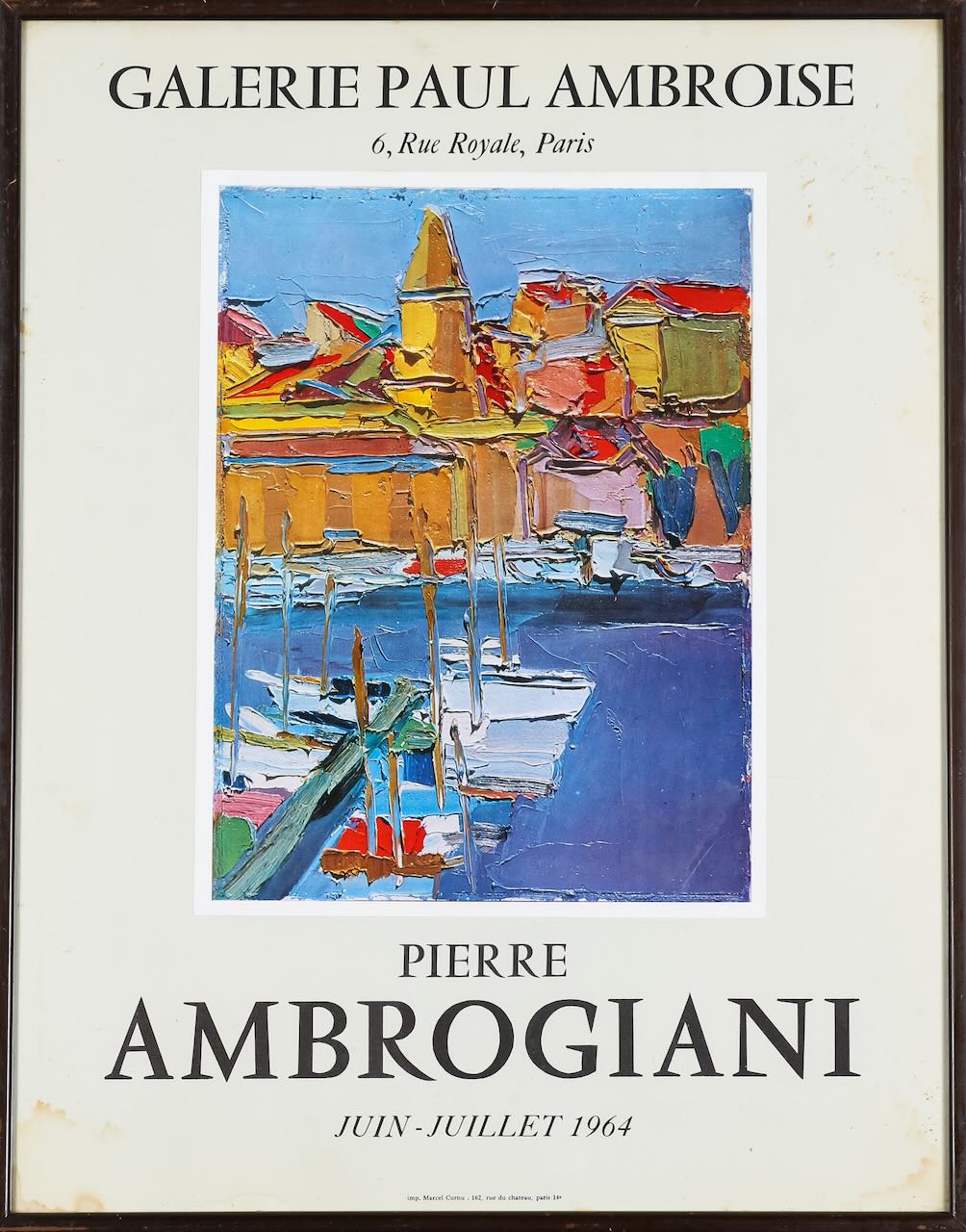 Exhibition posters: Galerie Paul Ambroise & P. Ambrogiani 1964 etc... (4) - Image 5 of 7