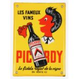 A French enamel Picardy sign