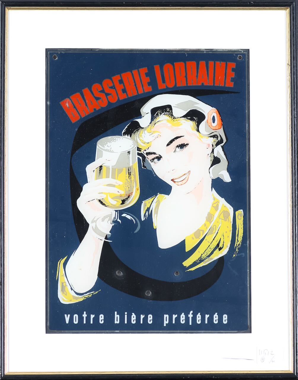 A collection of six French beer advertisements, with two others (8) - Image 7 of 7