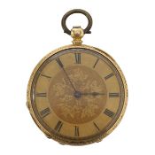 An 18ct gold pocket watch