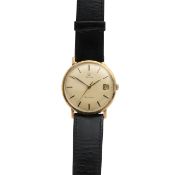An Omega 9ct gold automatic gentleman's wristwatch