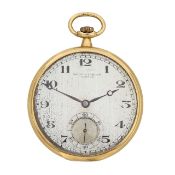 An 18ct Baume & Mercier pocket watch