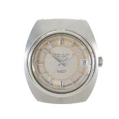 A Favre-Leuba gentleman's stainless steel 32768 HZ quartz wristwatch