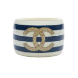 A Chanel 'Nautical' wide cuff bracelet,