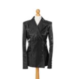 A Chanel black trouser suit