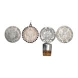 Four European silver coins