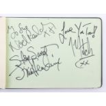 An Autograph book signed by The Jimi Hendrix Experience and others