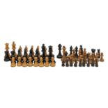 A boxwood chess set