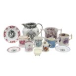 Royal Interest: a group of commemorative pottery