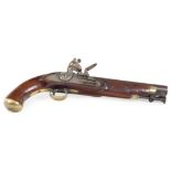 A FLINTLOCK SHIP'S PISTOL FROM THE 1854-56 WEST AFRICA NIGER EXPEDITION STEAM YACHT 'PLEIAD'