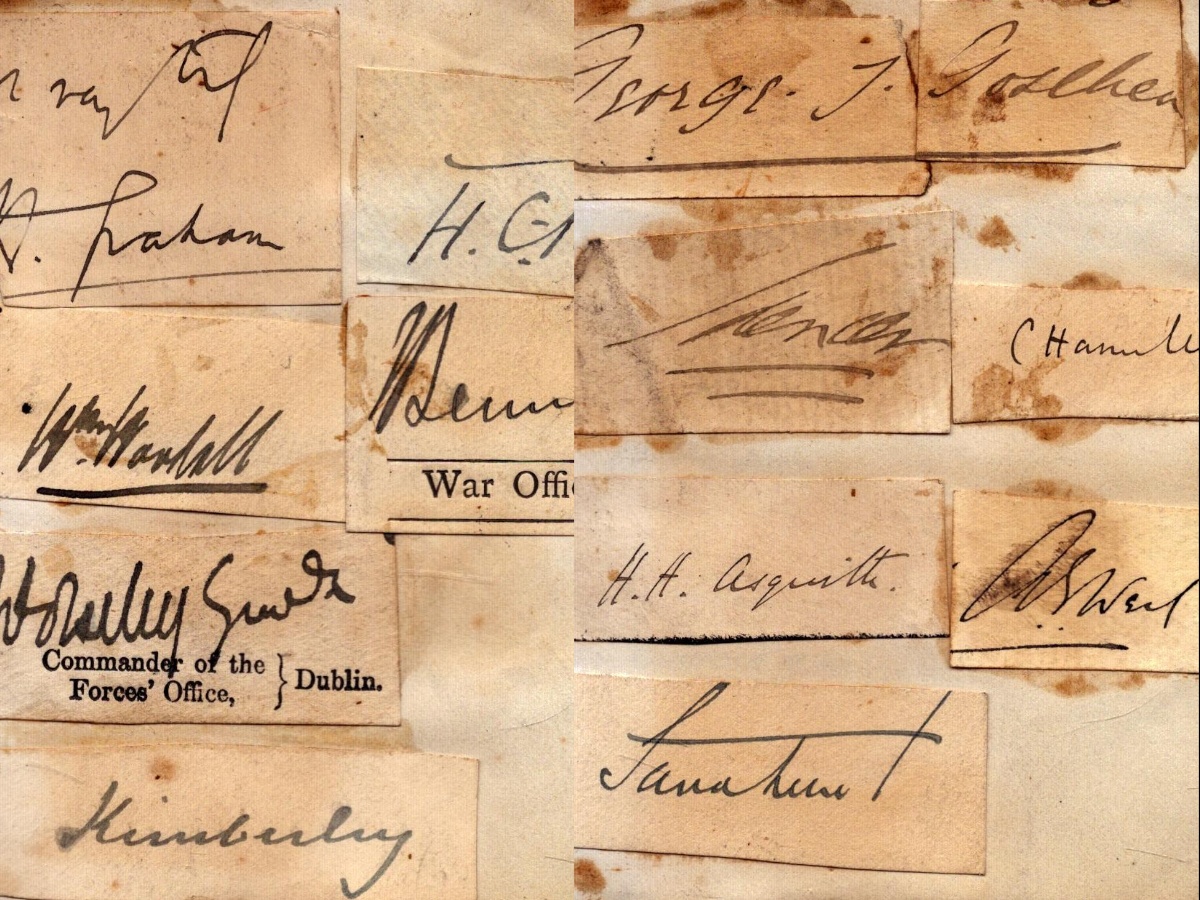 Signature Many Vintage Signature Album book, contains many signatures.