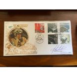 F1 Motor Cycle Champ John Surtees signed Benham Gold 1996 Cars FDC SPG31. John Norman Surtees was