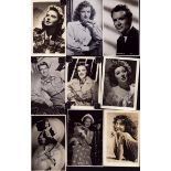 Entertainment Autograph Book Collection includes 30 Plus black and white printed signature photos na
