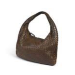 A Bottega Veneta brown leather intrecciato hobo bag,