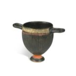 An Apulian Gnathian-ware Skyphos, probably late 4th or 3rd century BCE,