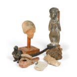 A group of seven Pre-Columbian artefacts,