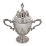 Daniel & John Welby - An Edwardian silver cup and cover