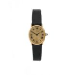 Asprey - An 18ct gold wristwatch,