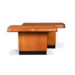 A pair of Art Deco console tables, circa 1930s,