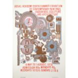 A collection of unframed Royal Academy exhibition posters,