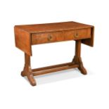 A Cotswold School oak sofa table,
