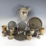 David Leach (1911-2005), a Lowerdown studio pottery Teapot, having oatmeal glaze and tenmoku