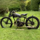 c.1930's James motorcycle, frame no. 16005 (?), with Villiers Super Sports twin-port two-stroke