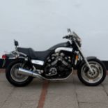 1999 Yamaha VMX1200 V-Max, 1198cc, 140bhp, black, registration number T725DBW, frame number