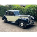1953 Riley RME 1.5 Saloon, black and cream, Registration no. HPM 459, Chassis no. RME21925, Engine