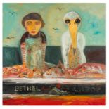 § John Bellany C.B.E. R.A. (British, 1942-2013) Women and Gull