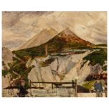 § Carel Weight C.H. C.B.E. R.A. (British, 1908-1997) Kaolin Mines, Cornwall