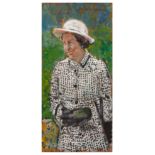 § Ruskin Spear C.B.E. R.A. (British, 1911-1990) A Day at the Races (The Queen)