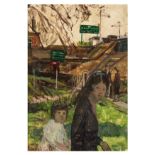 § Carel Weight C.H. C.B.E. R.A. (British, 1908-1997) Mother and child at Barnes