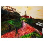 § Carel Weight C.H. C.B.E. R.A. (British, 1908-1997) Fall from the Sky