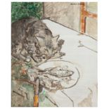 § Ruskin Spear C.B.E. R.A. (British, 1911-1990) An unexpected lunch