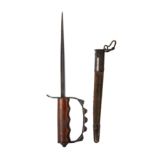 American WWI period M-17 trench fighting knife,
