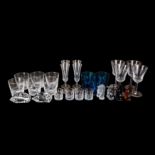 A collection of contemporary St Louis Crystal Saint-Louis