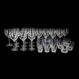 Villeroy & Boch, a part-suite of 'Octavie' pattern drinking glasses,