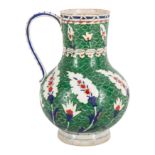 An Ottoman Iznik pottery jug 19th century