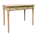 A French Louis XVI style painted side table Early 20th century