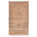 An extremely fine silk Hereke rug, Turkey