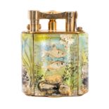 Alfred Dunhill (British 1872-1959) Service Size Aquarium lighter, circa 1950s