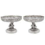 Shanghai circa 1910, marked Liang Sheng, retailed by Wang Hing A pair of early 20th century Chinese